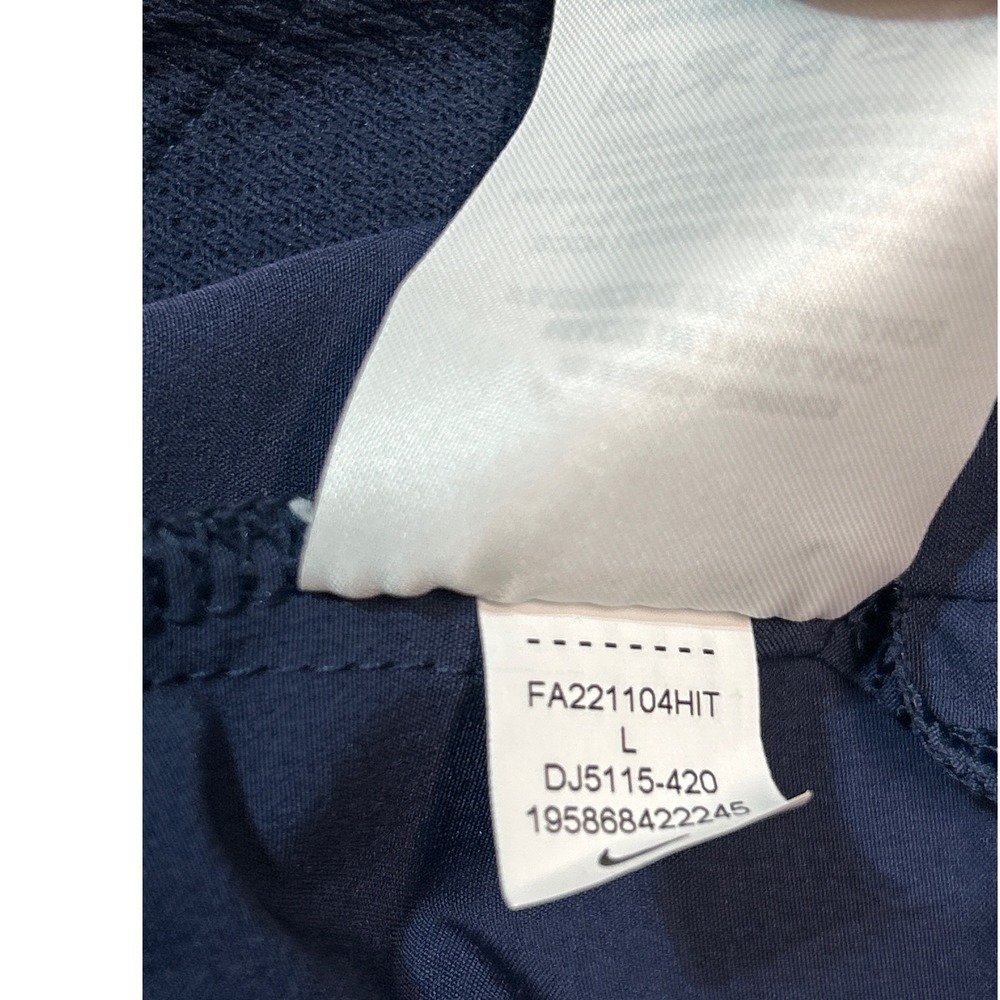 Nike Golf Pullover Jacket Mens Large Gray Orange‎ Half Zip Lightweight - Picture 3 of 9